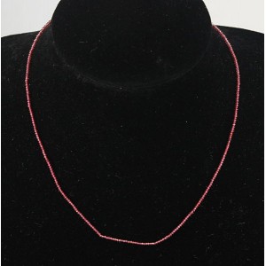 Бусы из граната шайбочки огранка 2мм