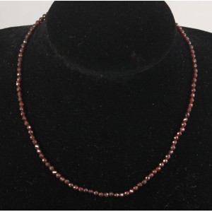 Бусы из граната шарик 3,5мм огранка