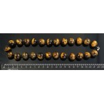 Бусы из тигрового глаза шарик16мм, 46см