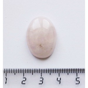 Кварц розовый, кабошон овал 18х13мм