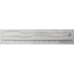 Шнур декоративный кремовый, с замком