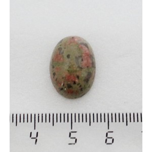 Унакит, кабошон овал 18х13мм