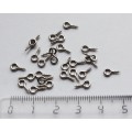Винт для бижутерии 8mm x 4mm цвет никель