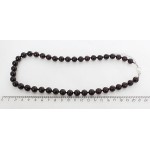 Бусы из граната, шарик 9-10мм