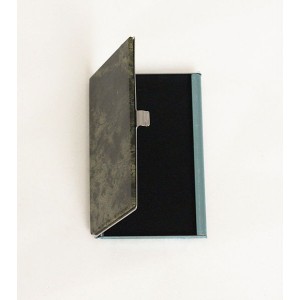 Визитница с накладкой из змеевика, 93*58*8мм