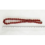 Бусы из сердолика, шарик d-10 мм