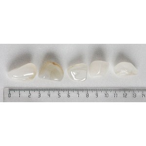 Галтовка агат белый (Индия), 15-20мм (цена за 1 камень)