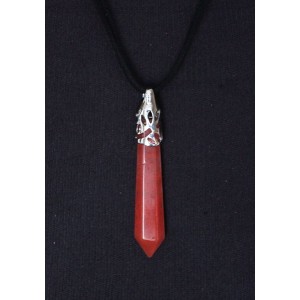 Кулон из халцедона "кристалл"