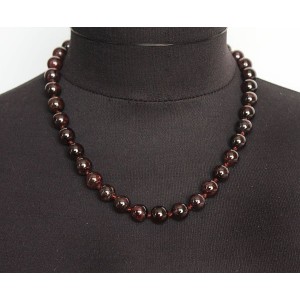 Бусы из граната, шарик 11мм, 44см