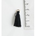 Кисточки для украшений декоративные, матовые,цвет черный, размер 2.5 см