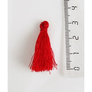 Кисточки для украшений декоративные, шелковистые, цвет светло-розовый, размер 3см