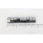 Браслет из гематита плоский 17мм немагнитный