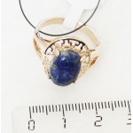 Кольцо с лазуритом "греческое"