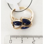 Кольцо с лазуритом "большой рис"