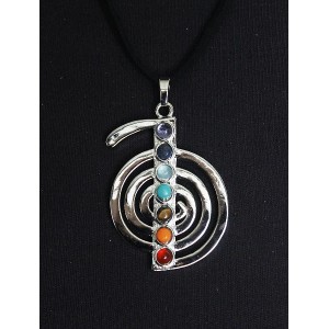 Кулон из аметиста и самоцветов "Чо Ку Рей"