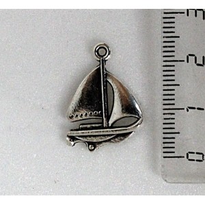 Подвеска "кораблик" цвет ант.серебро