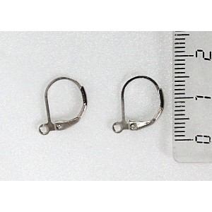 Швензы мини петелька овальные цвет никель, пара
