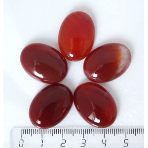 Сердолик, кабошон овал 25х18мм