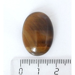 Тигровый глаз, кабошон овал 25х18мм