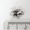 Подвеска "паук", цвет ант. серебро,18mm x 13mm