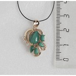 Кулон из малахита "азалия"