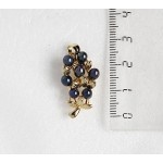 Кулон из жемчуга черного "шелковица"