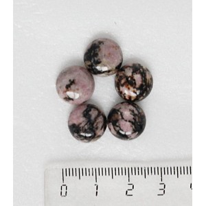 Родонит, кабошон круг 12мм