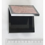Шкатулка из яшмы и долерита 75*75*35мм