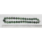 Бусы из цоизита (иск.), "монетки" 16мм