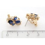 Серьги из шпинели "мотылек"