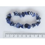 Браслет из содалита, крупная галтовка