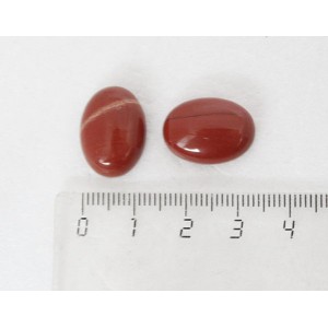 Яшма красная кабошон овал 18х13мм
