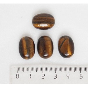 Тигровый глаз, кабошон овал 18х13мм гладкий