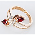 Кольцо с гранатом "Флоренция"