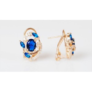 Серьги из шпинели "Флоренция" Серьги из шпинели "Флоренция"