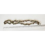 Бусы из унакита, галтовка, 52 см