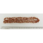 Бусы из солнечного камня 86-88см, галтовка мелкая