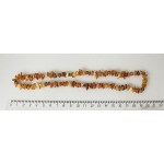 Бусы из янтаря, галтовка, однотонные, необработанные, 42см