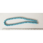 Бусы из бирюзы (имитация), шарик 10мм