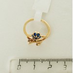  Кольцо со шпинелью "тюльпан"