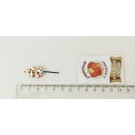 Мышь кошелечная, мозаика с янтарем, в упаковке