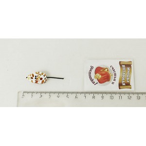 Мышь кошелечная, мозаика с янтарем, в упаковке