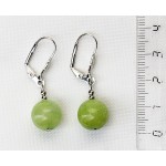 Серьги из оникса, шарик 12мм