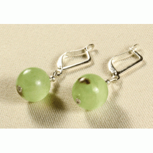 Серьги из оникса, шарик 12мм Серьги из оникса, шарик 12мм