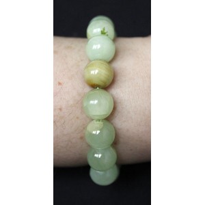 Браслет из оникса, шарик d-12 мм